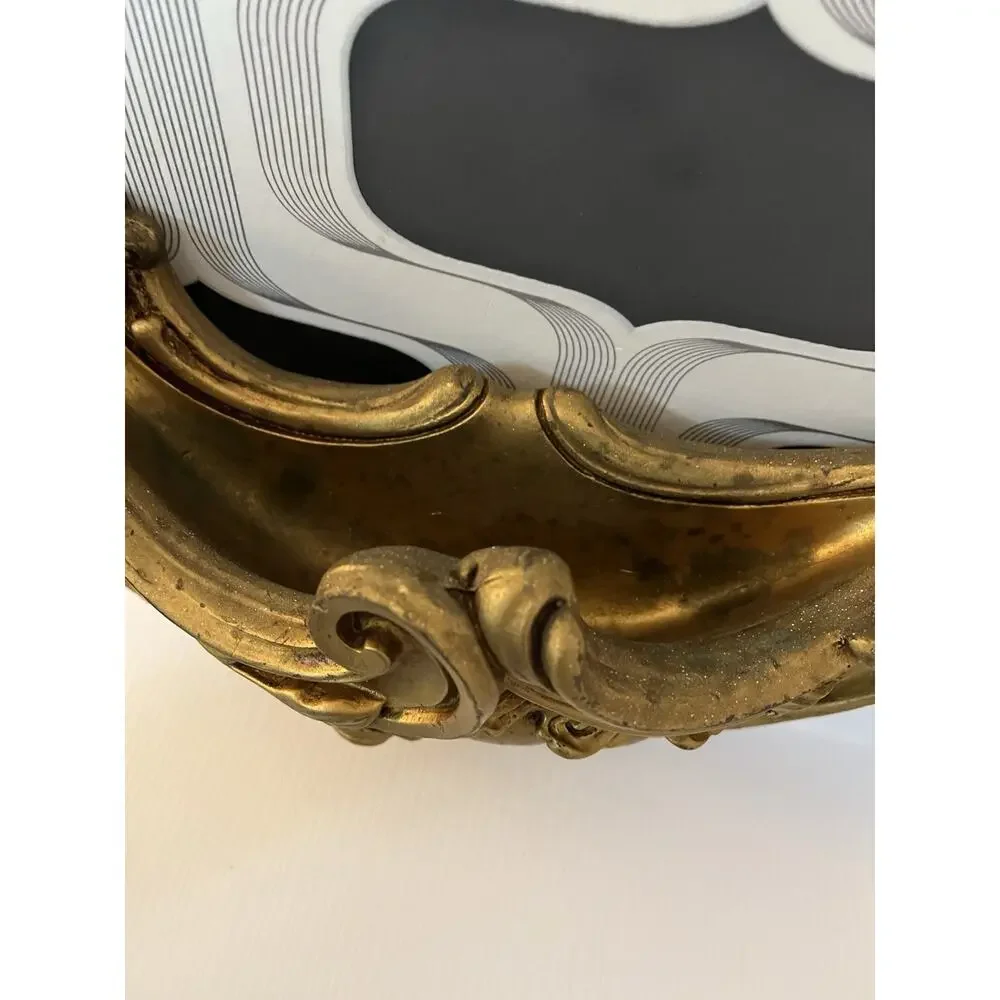Vintage MCM Ornate Wall Pocket Planter Universal Statuary Hollywood Regency 19”L